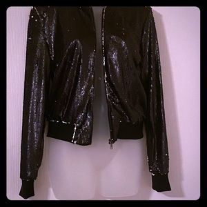 Black sequin jacket